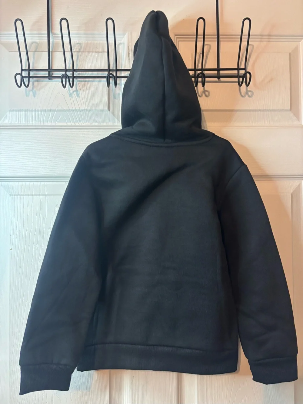 Realtree Black Hoodie with Orange Logo and Camo Pocket